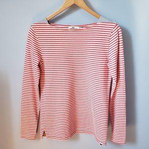 Vineyard Vines Striped Boat-Neck Top, EUC